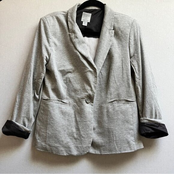 Paraphrase cotton blend gray blazer Sz M - Picture 1 of 10